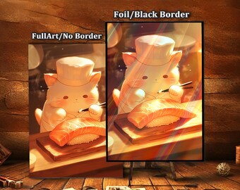 Chef Cat Sushi MTG Card Sleeves: AI-Crafted TCG Protector