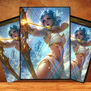 Winter Huntress-Premium Magic Card Sleeves – Ultra-Durable, High-Quality Protection for Collectible Cards