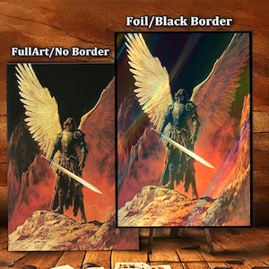 Fundas premium para cartas mágicas de Angelic Sword: protección ultraduradera y de alta calidad para cartas coleccionables