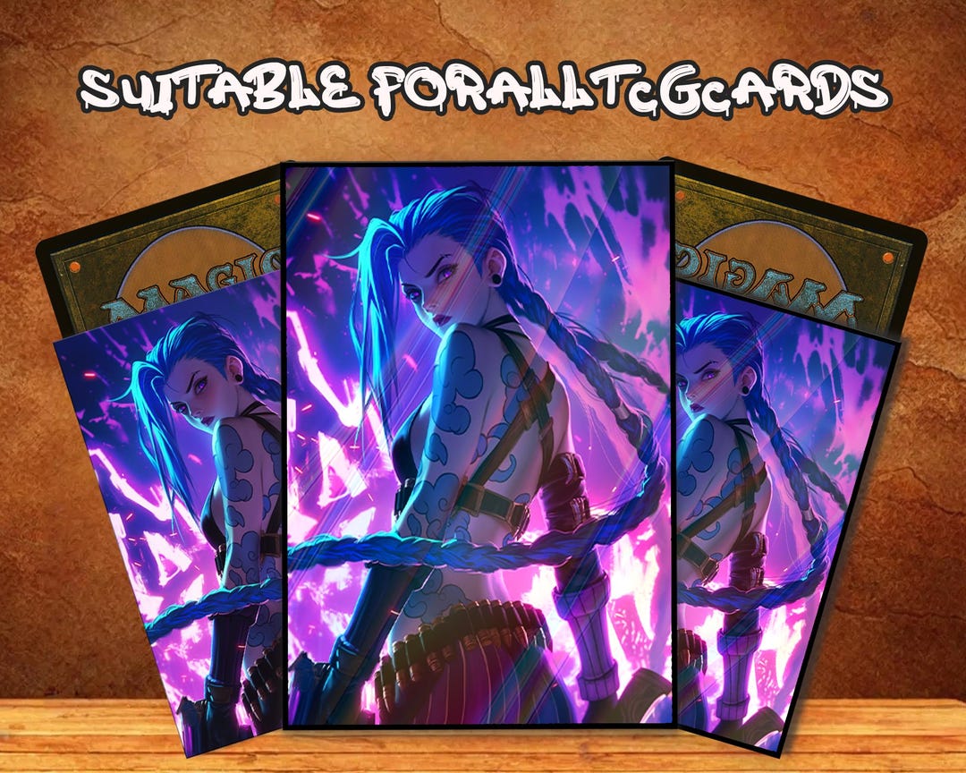 Riftbound Card Sleeves: Violet Jinx – TCG & Commander Protection for ...