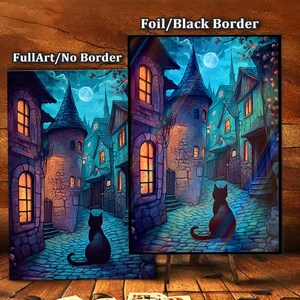 Moonlit Alley-Premium Magic Card Sleeves – Ultra-Durable, High-Quality Protection for Collectible Cards