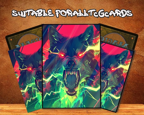 wolf card sleeves Innistrad: Midnight Hunt Seafaring Werewolf Standard Deck Protector (100ct) for Magic: The Gathering Each sleeve features a unique artwork Mystic Vale Custom Card Sleeves: