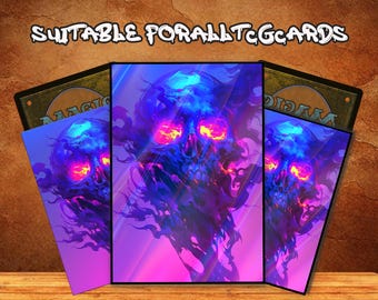 MTG Card Sleeves, TCG Card Sleeve Protector, Skeleton Monarch Themed Themed Card  Sleeve, Trading Card Sleeves, Gifts for Gamers - Etsy