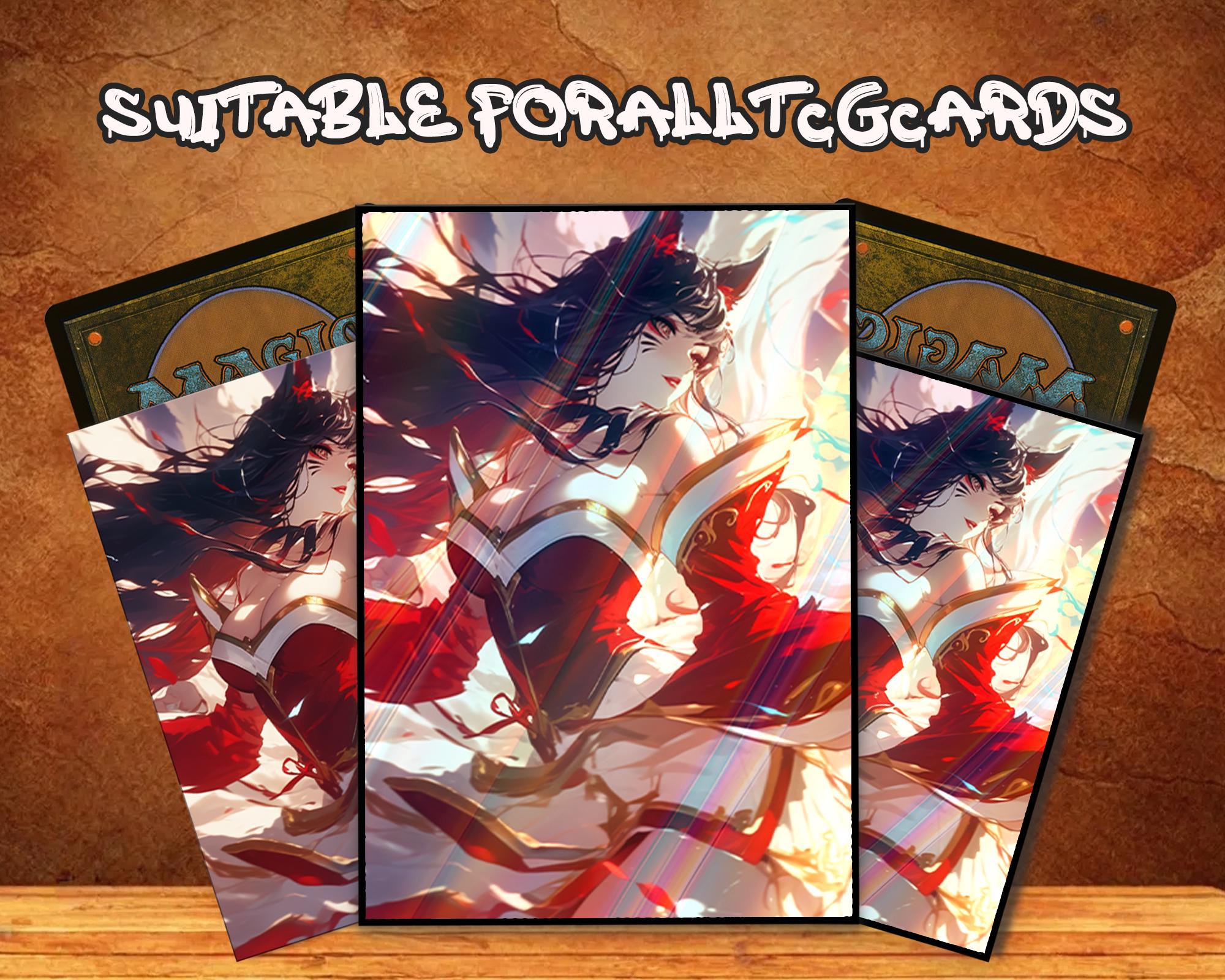 Ahri Card Sleeves - Etsy Ahri Card Sleeves - Etsy