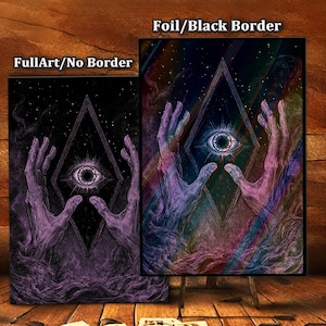 Mtg card sleeves, Mystic Purple Occult Card Sleeves,  Top Quality Magic Sleeves, MTG Accessories, Commander Card Sleeves