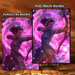 Enchanted Huntress-Premium Magic Card Sleeves – Ultra-Durable, High-Quality Protection for Collectible Cards