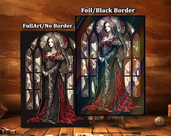 MTG Card Sleeves, Gothic Queen : TCG Card Sleeve Protectors,  Top Quality Magic Sleeves, Card Game Sleeves, Commander Card Sleeves