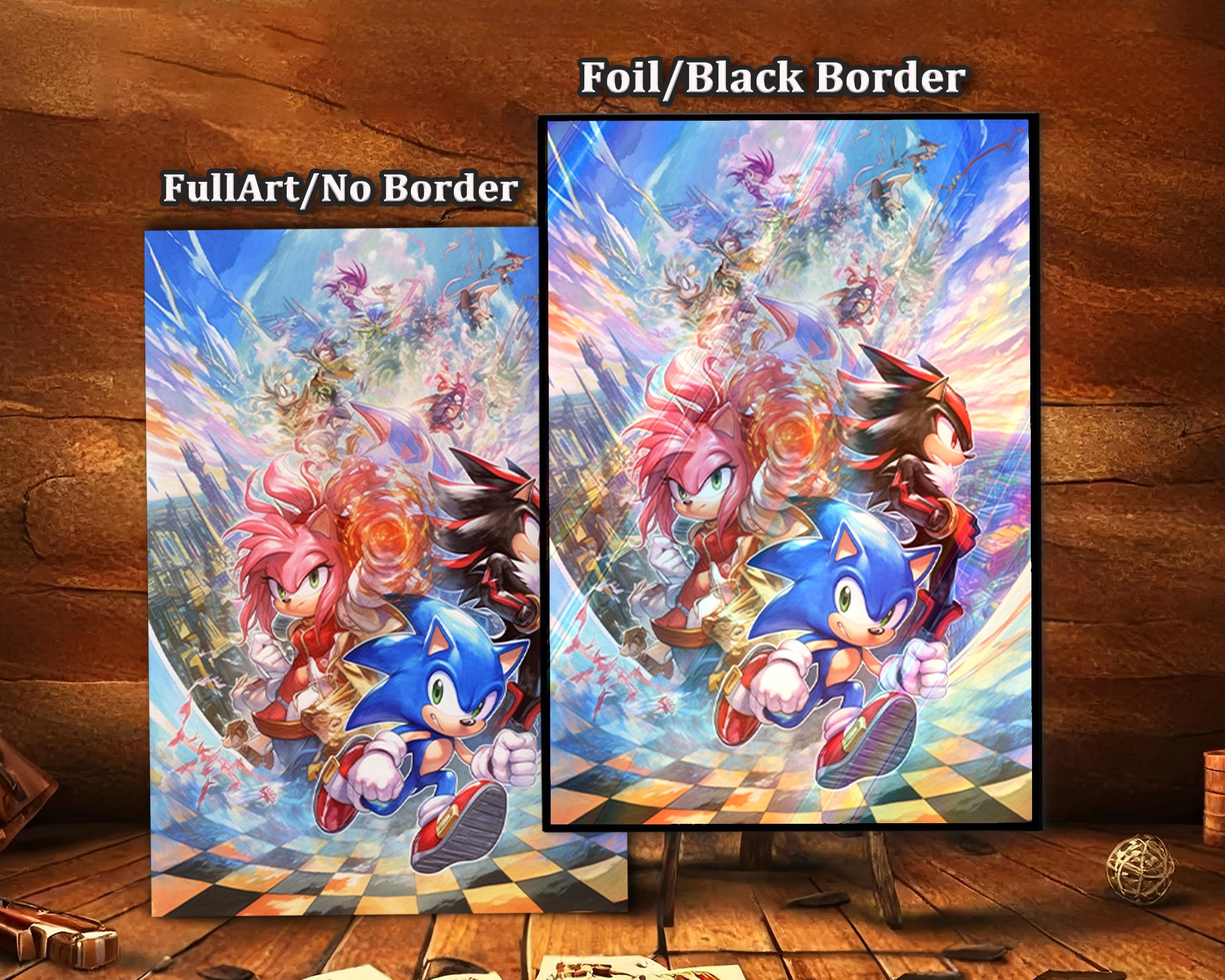 sonic the hedgehog mtg card sleeves Character Sleeve Collection [EN-1131] "Sonic" injection molded plastic shell is designed to store and protect 100+ standard size trading cards in Ultra PRO Deck Protector sleeves and includes a spacious bottom compartment for dice or coins Secret Lair x Sonic the