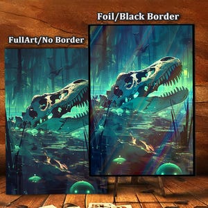 jurassic park mtg card sleeves 侏羅紀公園高級卡套| 100 個卡套| 64 公釐x 89 公釐超大袖適合標準尺寸撲克牌和收藏卡| 卡片套背面藝術品 or Disney My brother in law gave