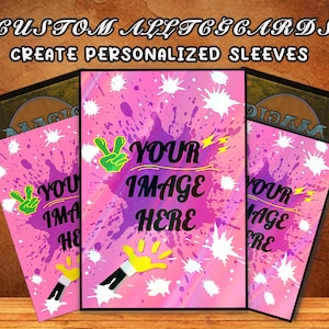 Custom Card Sleeves for MTG/TCG ,Top Quality Magic Sleeves,MTG Accessories, tcg Card Sleeves,High-Quality Protection for Collectible Cards
