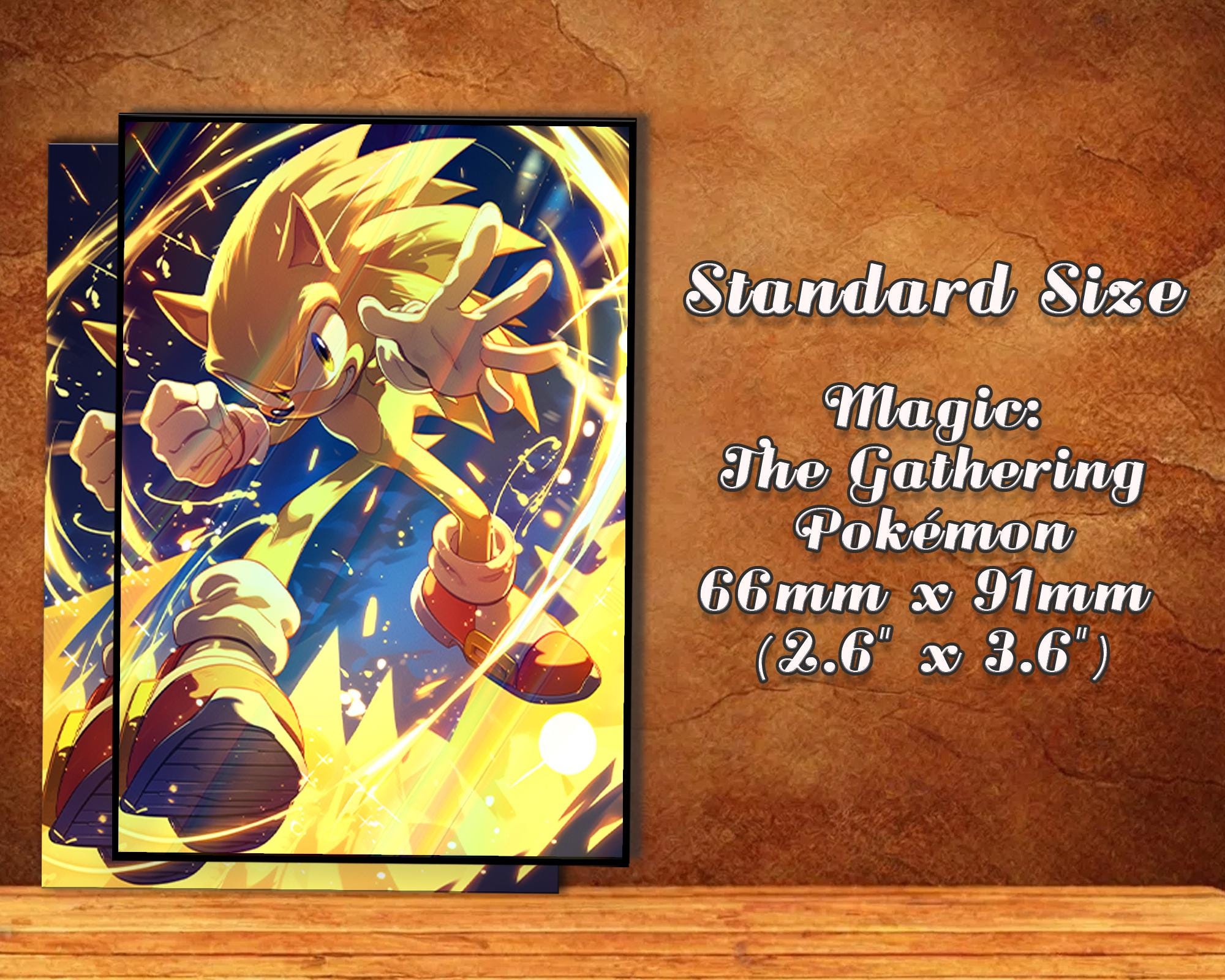 sonic the hedgehog mtg card sleeves Retro Arcade Sound Of Speed Team EN-1194 Toys & Games and no two are alike Sonic the Hedgehog Character Sleeve: