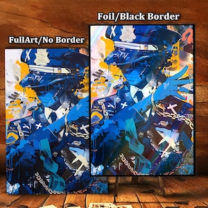 AI Graffiti MTG Card Sleeves: Ultra-Durable Detail Protection