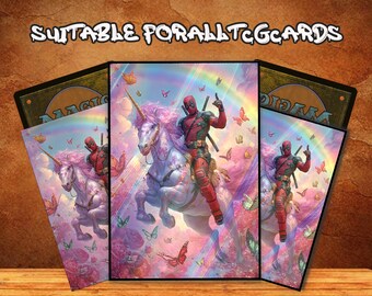 MTG Card Sleeves, Rainbow Deadpool Ride, TCG Protectors for Commander - Etsy MTG Card Sleeves, Rainbow Deadpool Ride, TCG Protectors for Commander - Etsy