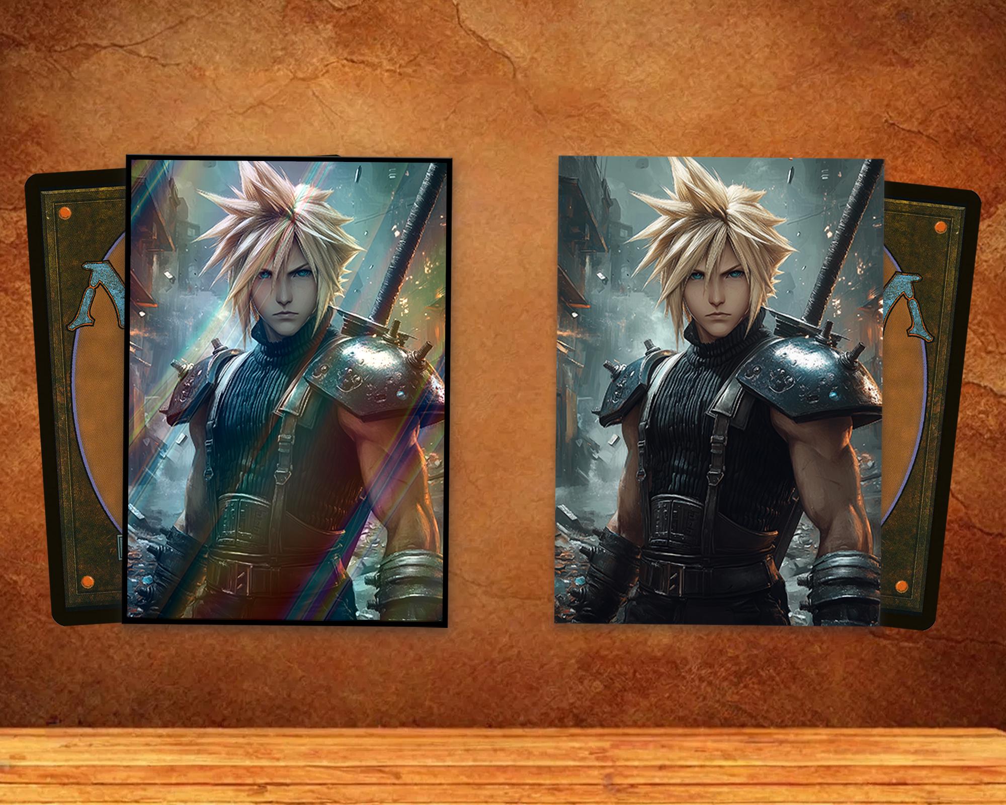MTG Card Sleeves, Cloud Strife Card Sleeves: Final Fantasy VII, Durable MTG  Protection - Etsy