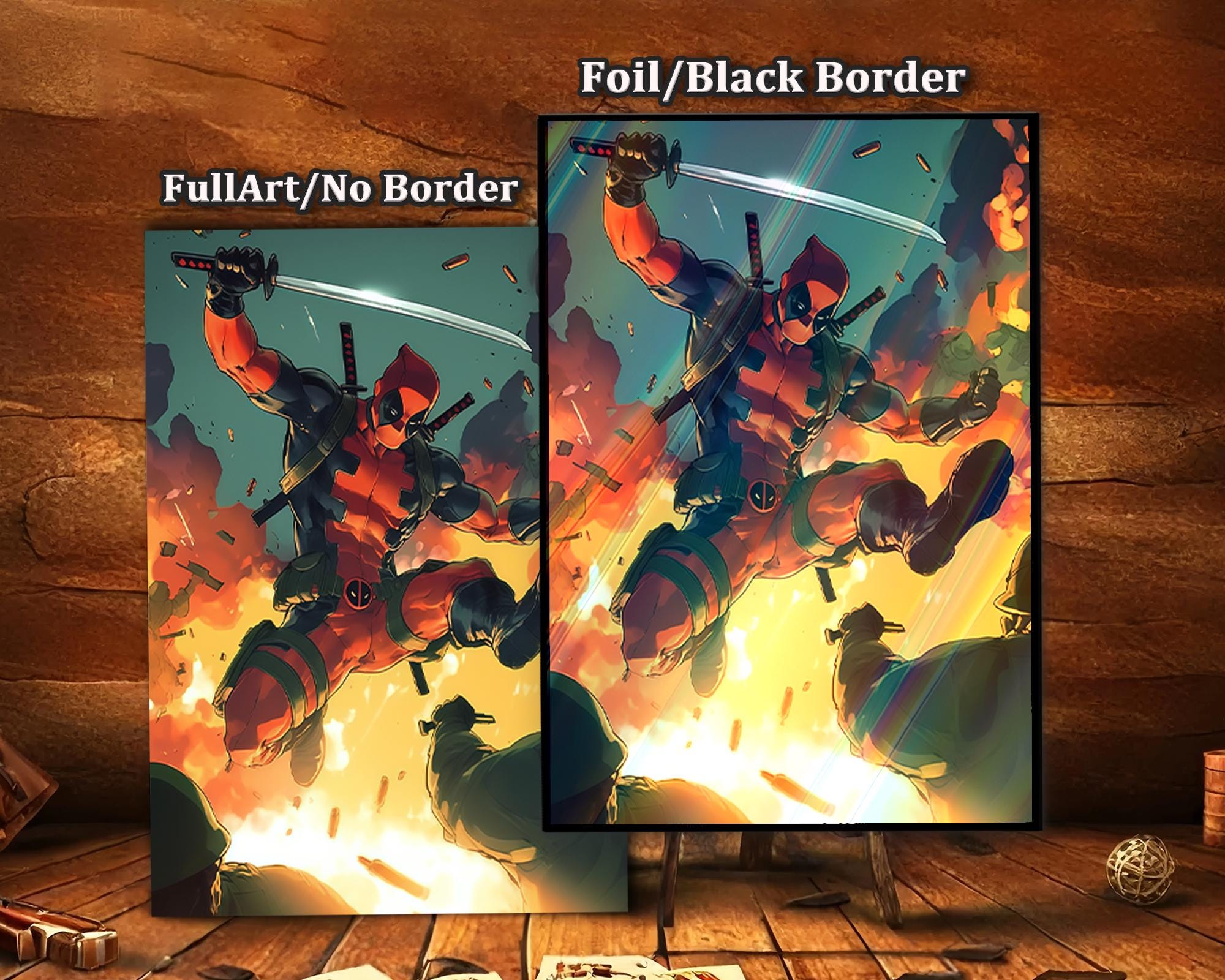 Mtg Deadpool Sleeves - Etsy Mtg Deadpool Sleeves - Etsy