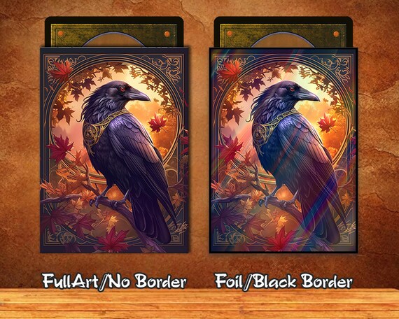 raven card sleeves Morgan Tyrel Raven Necromancer 100 Matte Trading Card Sleeves (FN2S)