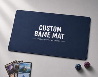 Gepersonaliseerde TCG-speelmat, spelmat voor Magic: The Gathering-kaarten, speelmat met eigen artwork, cadeau voor gamers