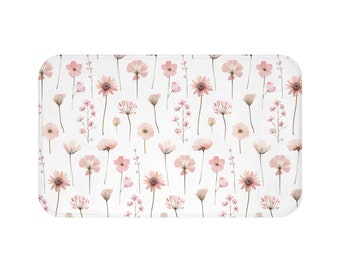 Floral Bath Mat