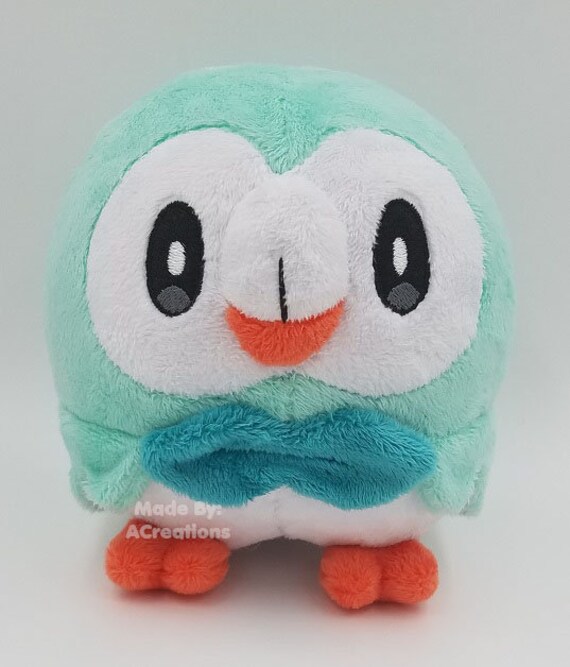 shiny rowlet plush
