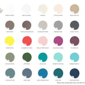 Paint Couture Paint Self Leveling Water Based Paint Acrylic paint for Furniture paint, Cabinet paint, Craft Paint, Mixed Media, Scrapbooking