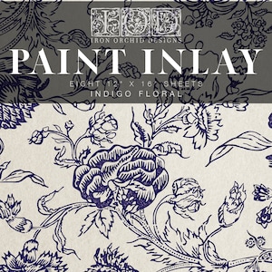 Incrustation de peinture florale Indio IOD par Iron Orchid Design - Édition limitée Expédition en 1-2 jours !