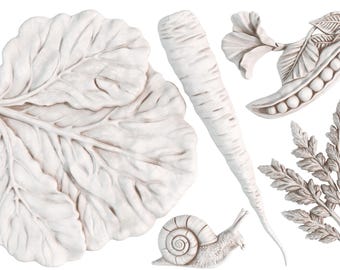 IOD Spring Garden Decor Mould, Moulds Use Clay or Resin Crafts Signs Sugar Arts Furniture, Mold Ship 1 day, Iron Orchid Design