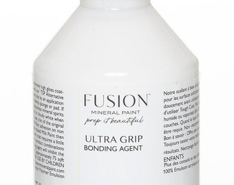 Fusion Mineral Paint Ultra Grip - Bonding Agent - Primer - Durable - Water Based - Non Yellowing - High Traffic- Paint the Impossible!