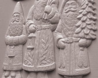 IOD Belsnickel Mould • Iron Orchid Designs • 6×10 Folk Art German Christmas Figure & Holiday Sign Mould • Ships in 1–2 Days
