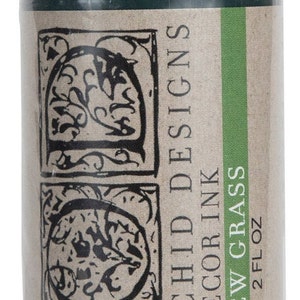 IOD New Grass Green-stempeldecorinkt van Iron Orchid Designs 2 Ounce voor stempelen met IOD-inkt Wordt binnen 1-2 dagen verzonden!