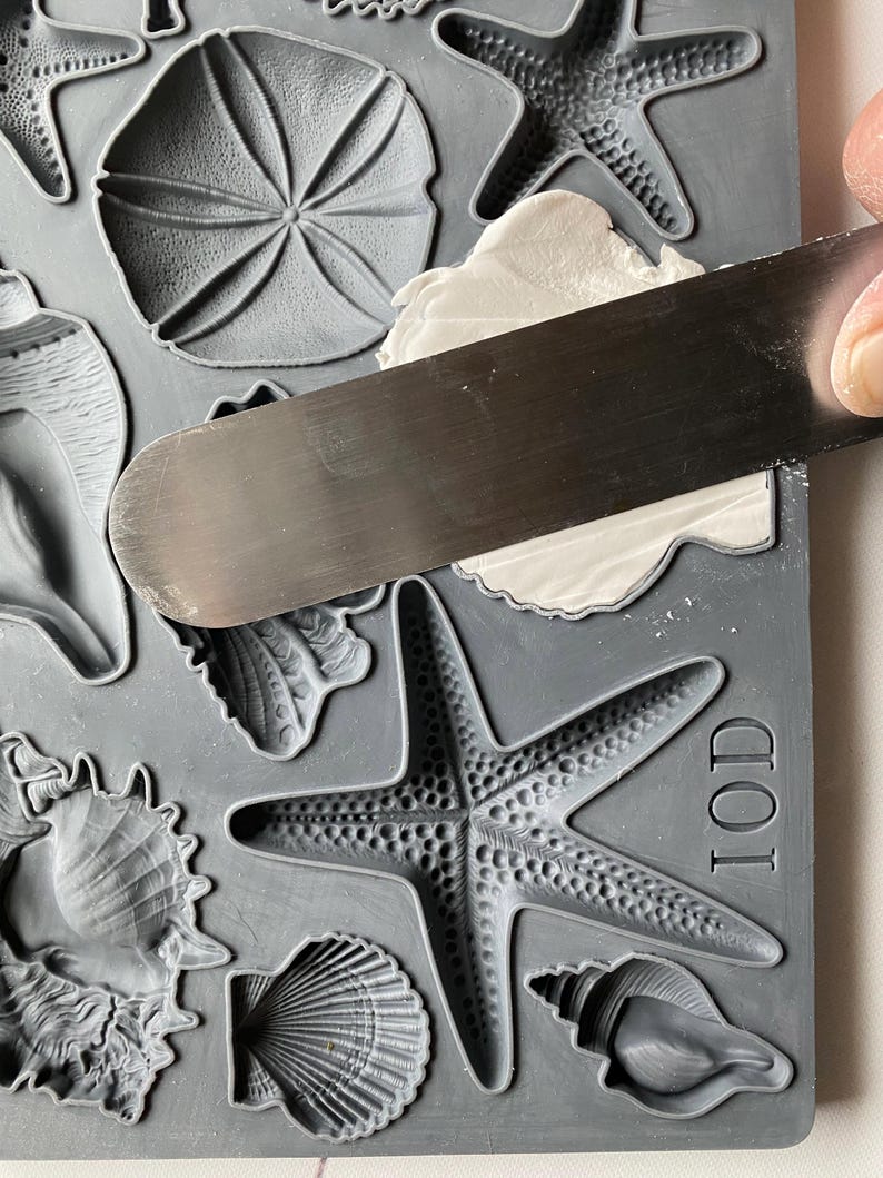IOD Sea Shells 6x10 Decor Mould Label Moulds Use With Clay or Resin ...