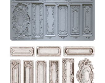 IOD Conservatory Labels 6x10 Decor Mould Label Moulds Use With Clay or Resin Crafts Signs Sugar Arts Furniture Fall Decor, Conservatory Mold