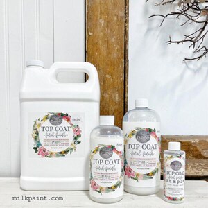 Sweet Pickins Satin Top Coat Final Finish- Chippy, Rustic, Wood, Prime