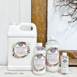 Sweet Pickins Gloss Top Coat Final Finish- Chippy, Rustic, Wood, Prime