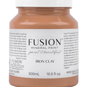 NEW Iron Clay Fusion Mineral Paint Pint, Phoenix Retailer Ships in 1-2 days!