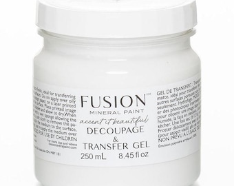 Fusion Mineral Paint Decoupage & Transfer Gel Ships in 1-2 days!