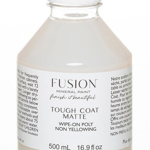 Fusion Mineral Paint Glossy Tough Coat - Durable - Long Lasting - Water Based - Non Yellowing - High Traffic Ships in 1-2 days!