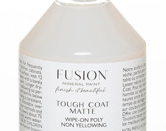 Fusion Mineral Paint Glossy Tough Coat - Resistente - Lunga durata - A base d'acqua - Non ingiallisce - Traffico intenso. Spedizione in 1-2 giorni!