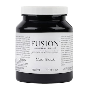 Coal Black Fusion Mineral Paint Pint, Phoenix Retailer 1-2 day shipping!
