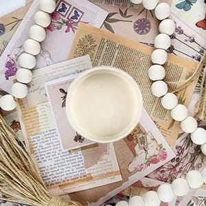 Paint Couture Italian Ivory Mineral Self Leveling Water Based Paint Acrylic paint Furniture paint, Cabinet paint, Craft Paint, Mixed Media