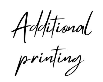 Additional printing