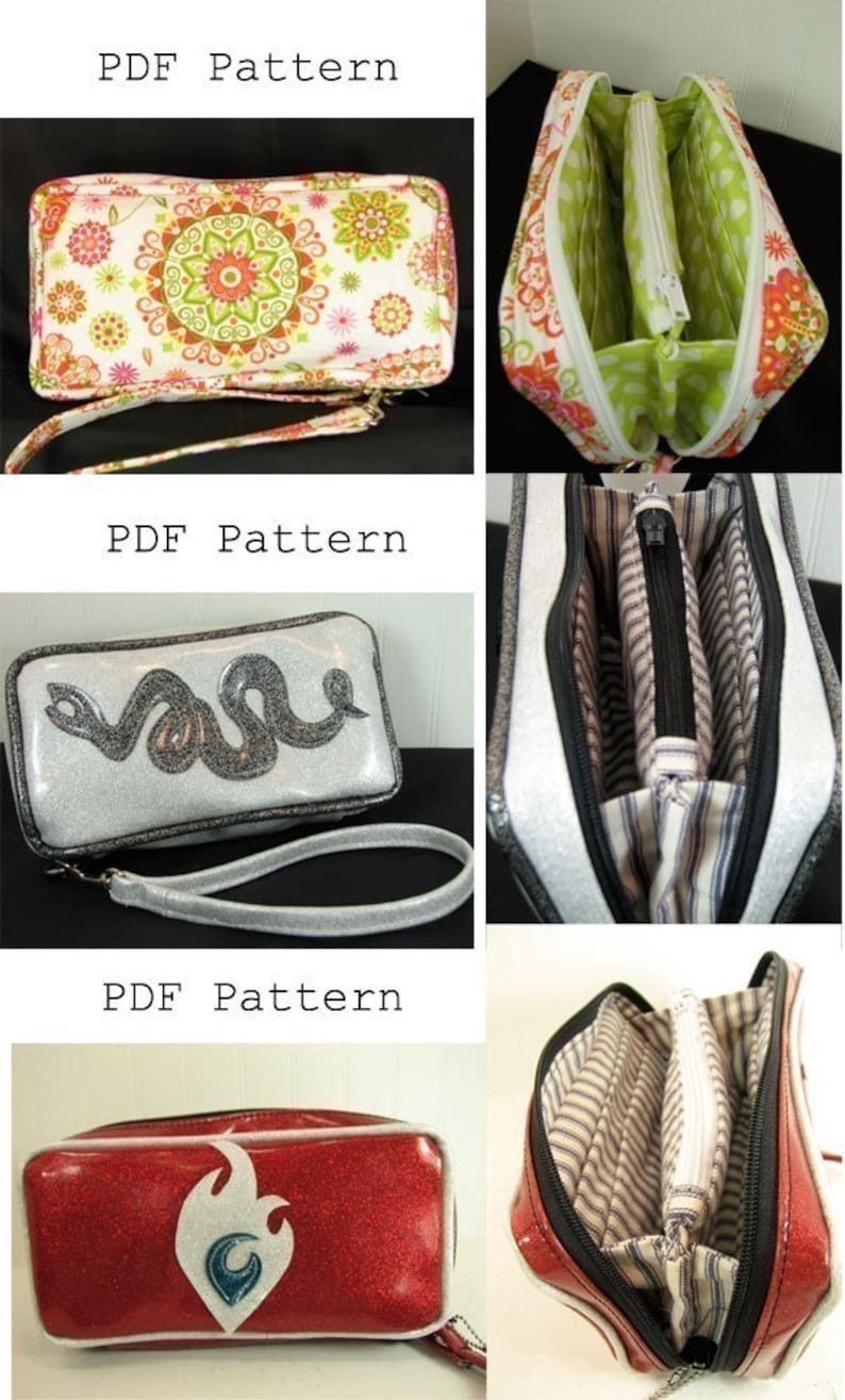 PDF Pattern for Licking County's Finest Wrist Wallet - Etsy