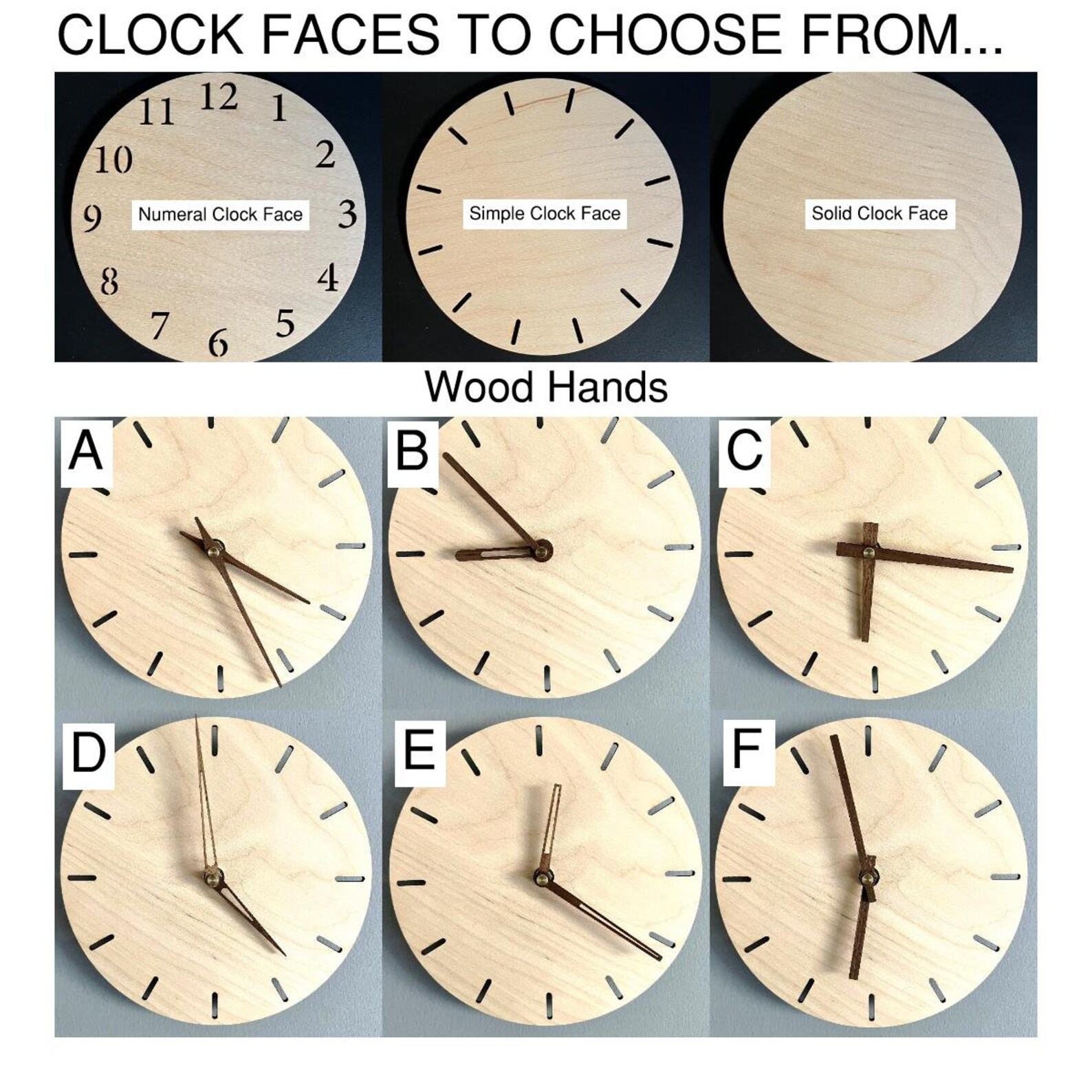 Large 30 Inch Unfinished DIY Starburst - Multiple Configurations Solid ...