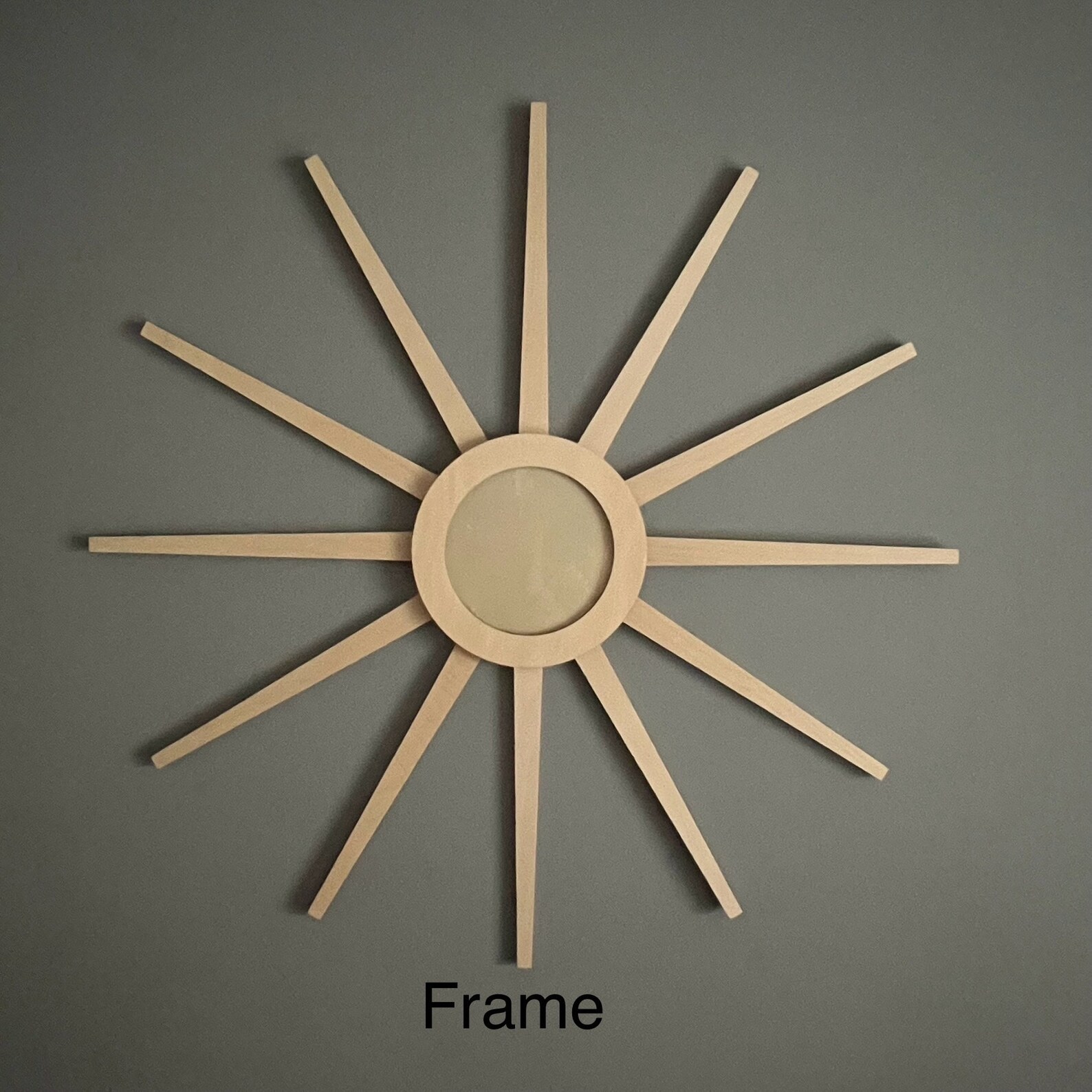 Large 30 Inch Unfinished DIY Starburst - Multiple Configurations Solid ...