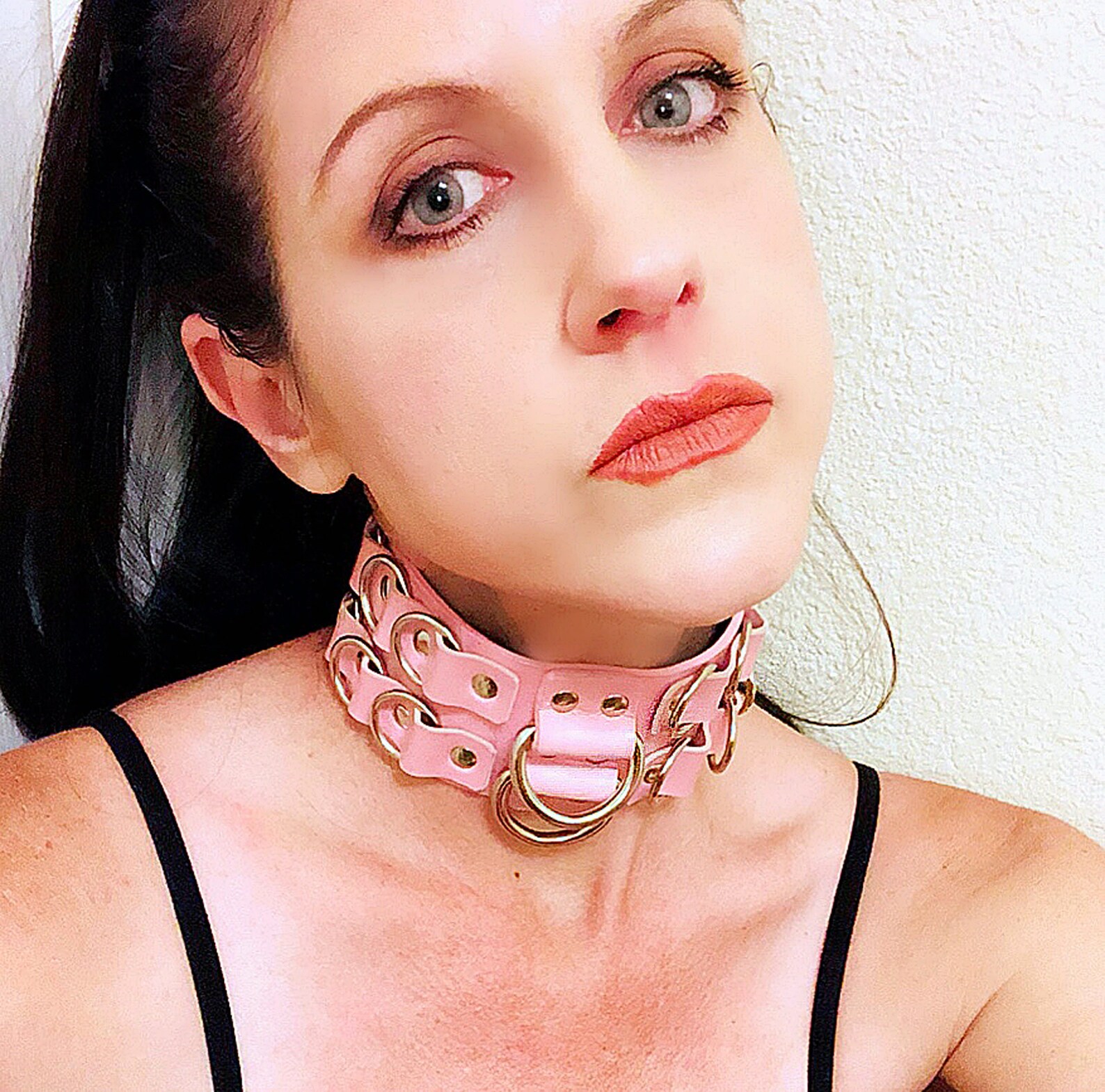 Pink Medical Restraint Collar Double Strap Straight Jacket Etsy