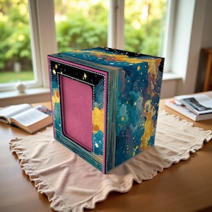 Magic Starry Sky Deck Box - Premium Storage for TCG, EDH, Commander, Dice & Counters