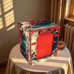 Japanese Maple Ukiyo Deck Box - Premium Storage for TCG, EDH, Commander, Dice & Counters