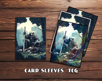 Pixel Skull Knight Card Sleeves, TCG Card Sleeve, Custom Card Sleeves,  Magic Card Sleeve, Gifts for Gamers