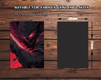 berserk card sleeves Mtg Card Sleeves,berserk Guts Black Swordsman Card Sleeves, TCG Card Sleeve Protector, Top Quality Magic Sleevesgifts for Gamers