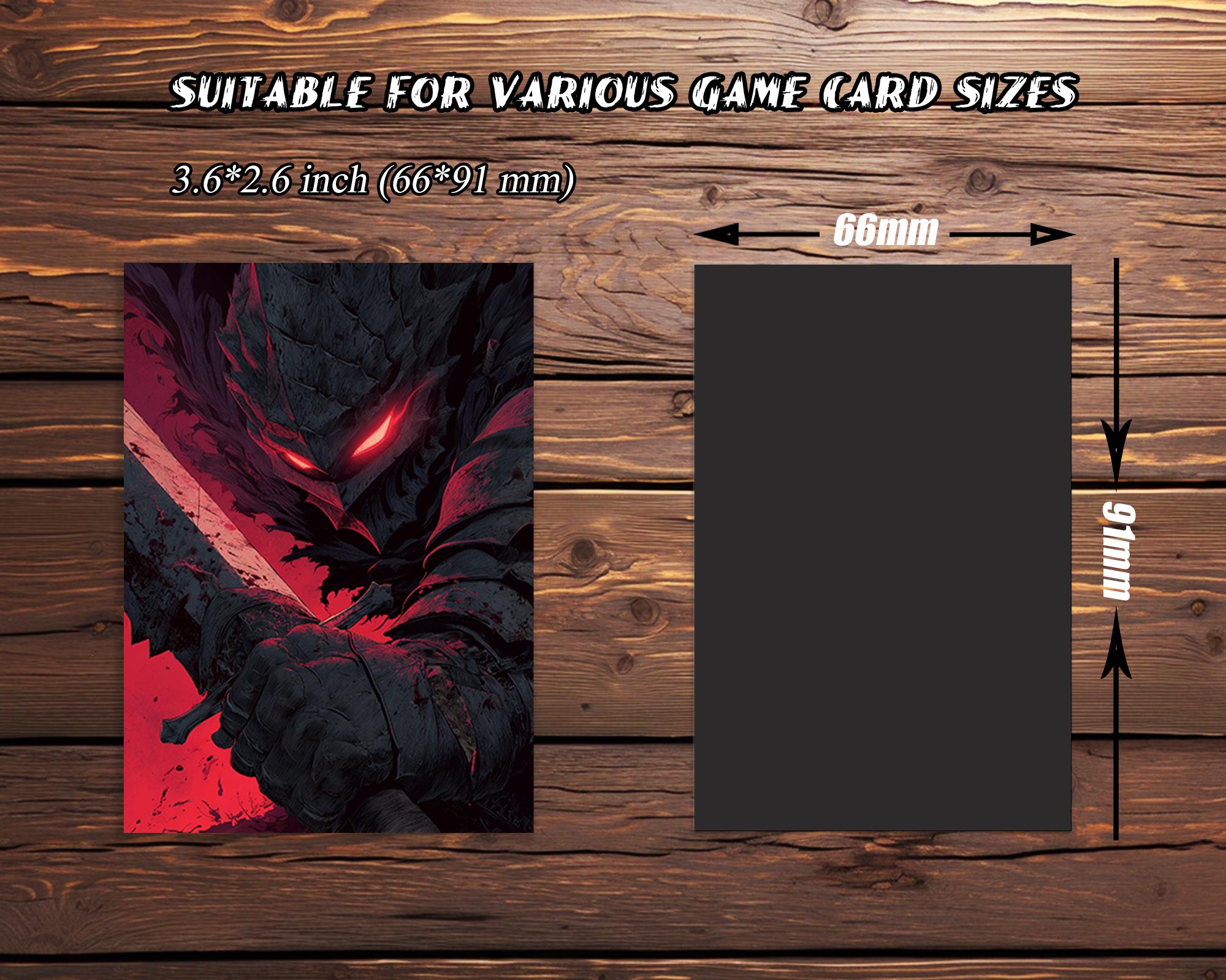 berserk card sleeves Amazon.com: Fantasy North - Berserk - Inked Series - 100 Textured Matte TCG Card Sleeves - Fits Magic MTG Commander Pokemon and Other Card Games