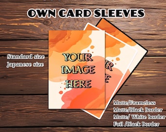 Custom MTG Sleeves | Personalized Trading Card Sleeves |Matte or Foil Finish | Great Gift for TCG Players,riftbound cards,riftbound sleeve